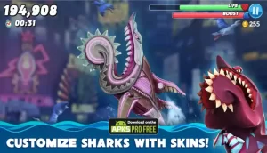 Hungry Shark World MOD Apk 4.4.2(Unlimited Money and Diamond) Download 2022 4