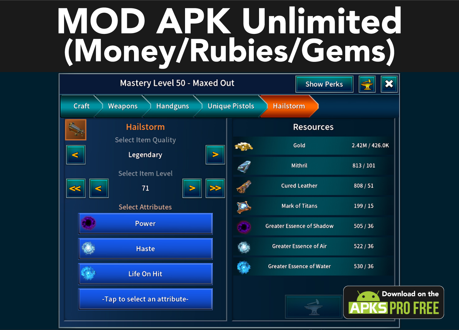 Etrenium MOD Apk (Unlimited Money/Rubies/Gems)