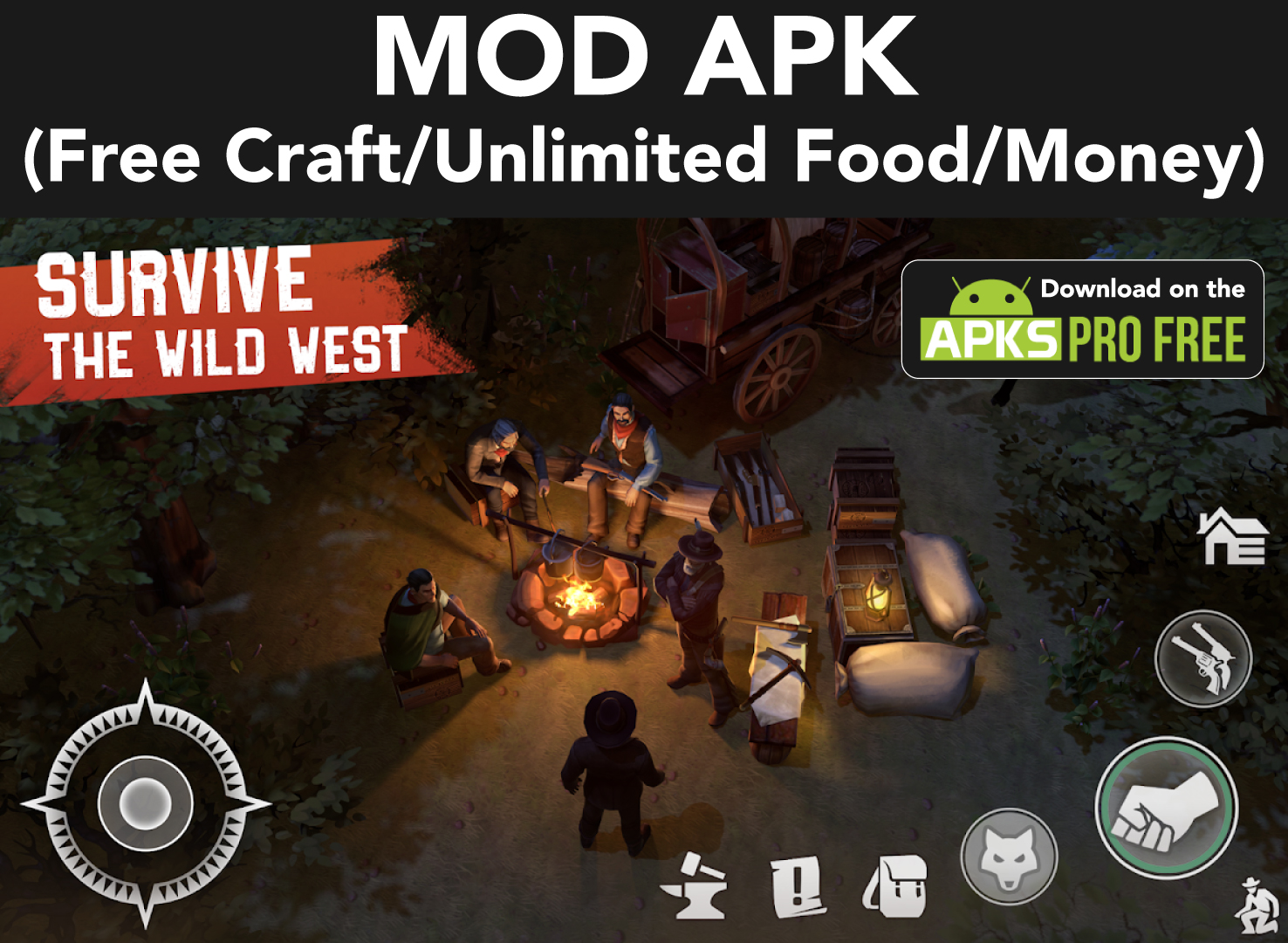 Westland Survival Mod APK+OBB (Free Craft/Unlimited Coins/Money) Download