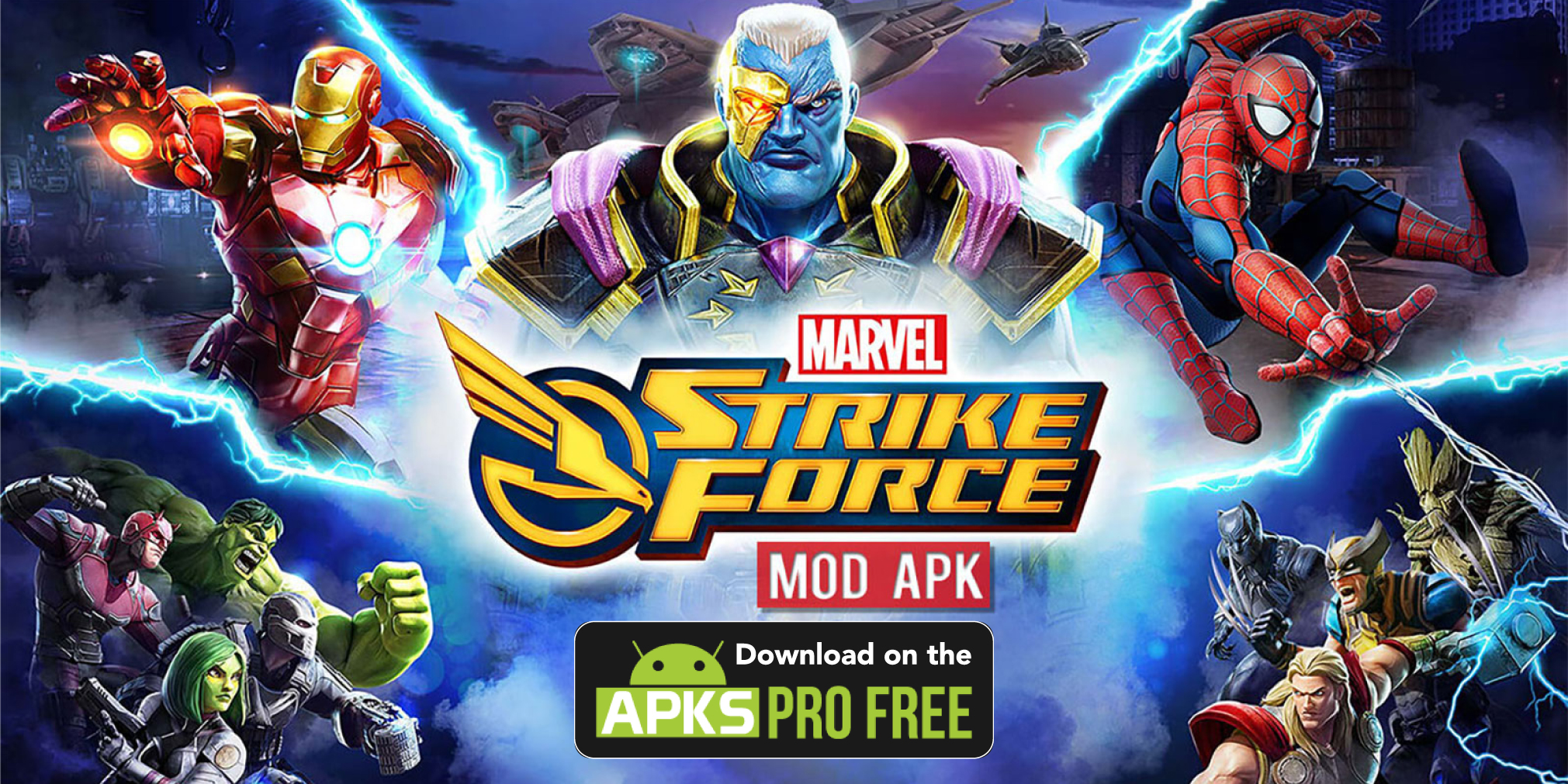 Marvel Strike Force MOD Apk (TeamAR Gift/Increase Energy)