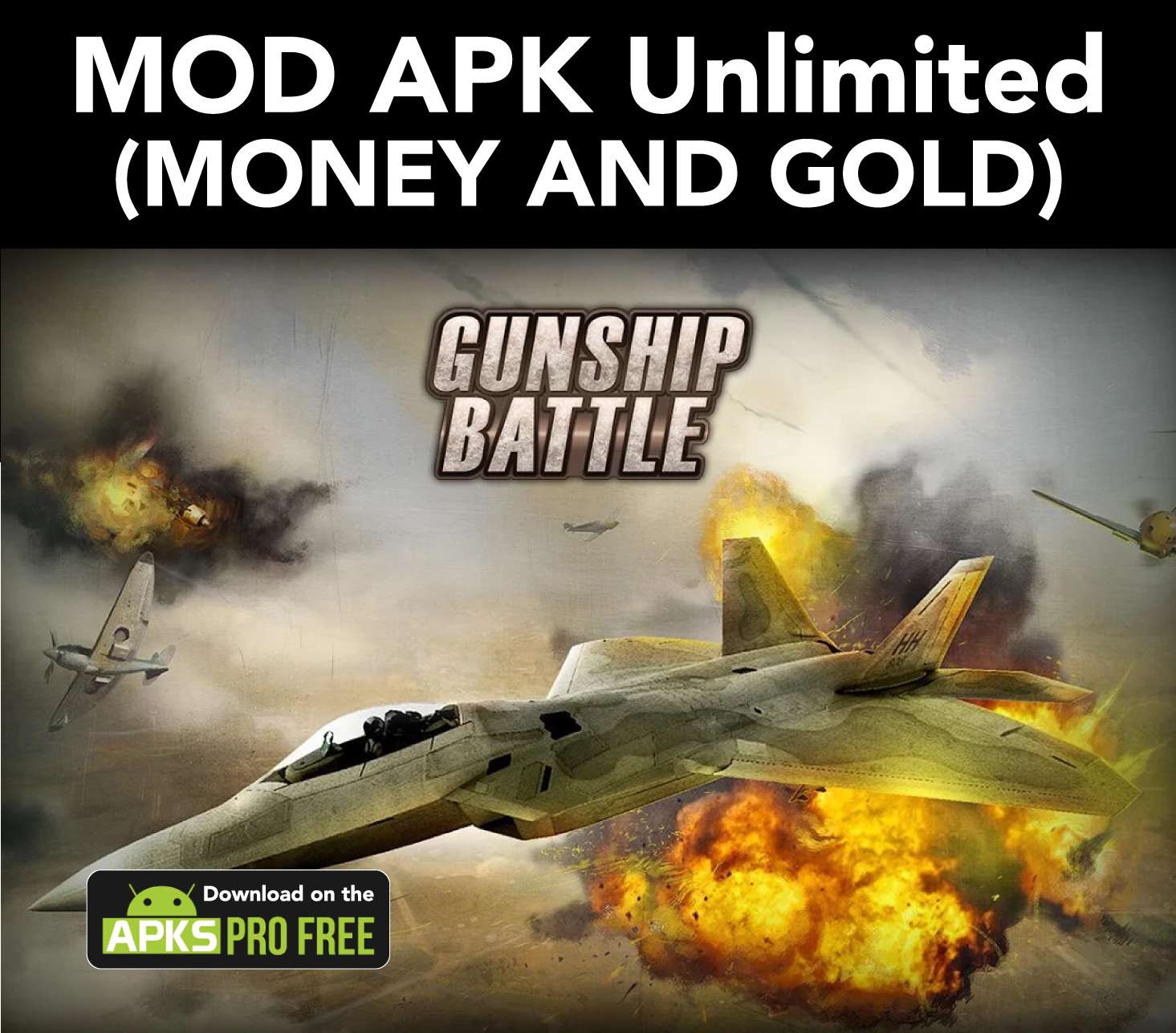 gunship battle 3d unlimited gold