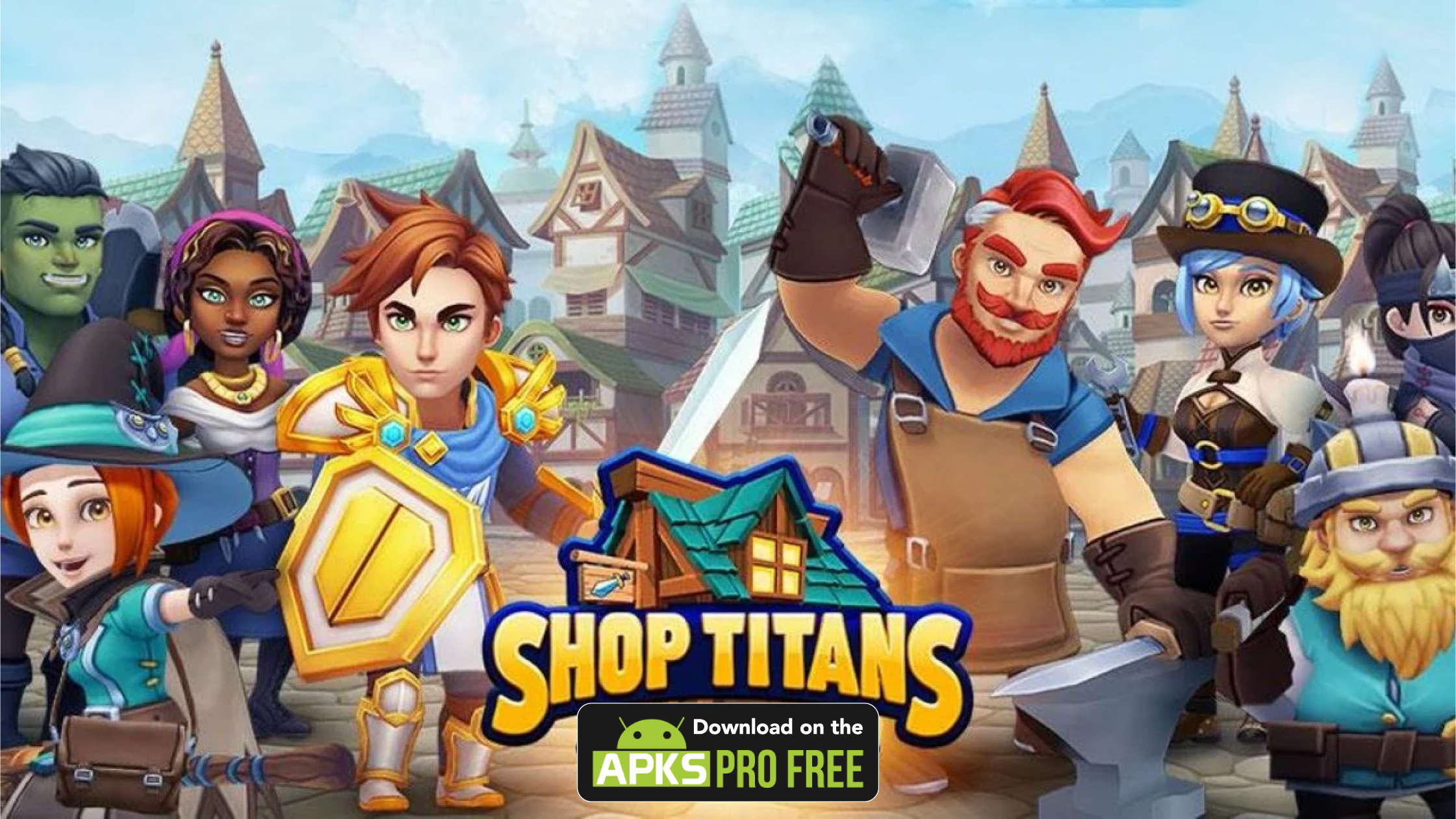Shop titans MOD Apk (Unlimited Money) Free Download