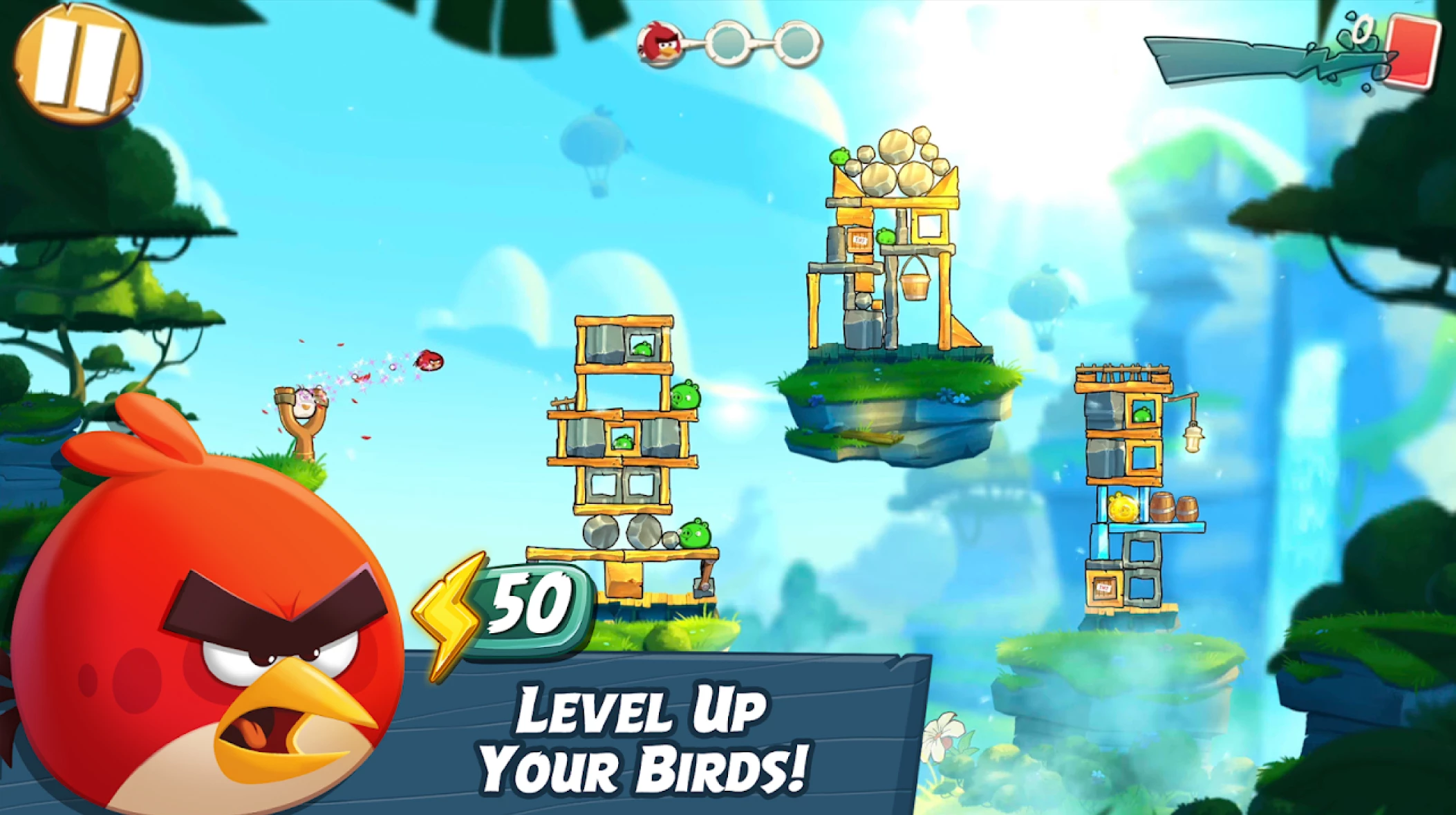 Angry Birds 2 MOD APk (Infinite Gems/Energy)