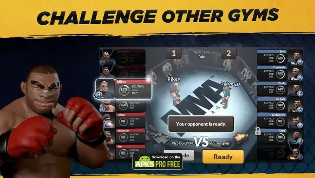 MMA Manager Mod Apk 0.35.9 (Always Win/Unlimited Money) Latest 2022 1
