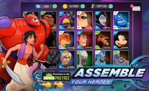 Disney Heroes Battle Mode MOD APK 3.4.11 (Unlimited Money) latest Version Download 2022 6