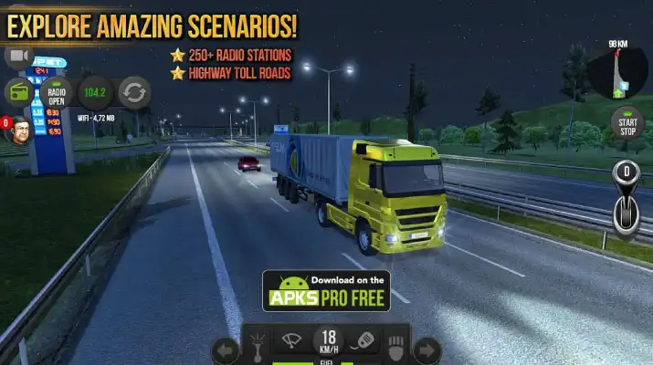 Truck Simulator 2018: Europe Mod Apk (Unlimited Money)