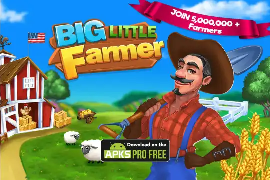 Big Little Farmer MOD APK (Unlimited Gems and Money) Download