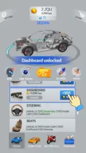 Idle Car MOD APK 2.2.1 (Unlimited Money and Gems) Download 2023 1