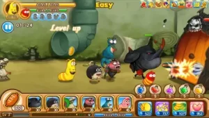Larva Heroes: Lavengers MOD APK 2.8.9 (Unlimited Money and Candy) Download 2023 6